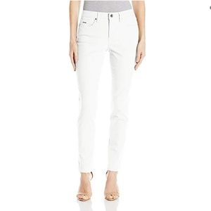 Nine West Skinny Ankle Frayed Hem Jeans